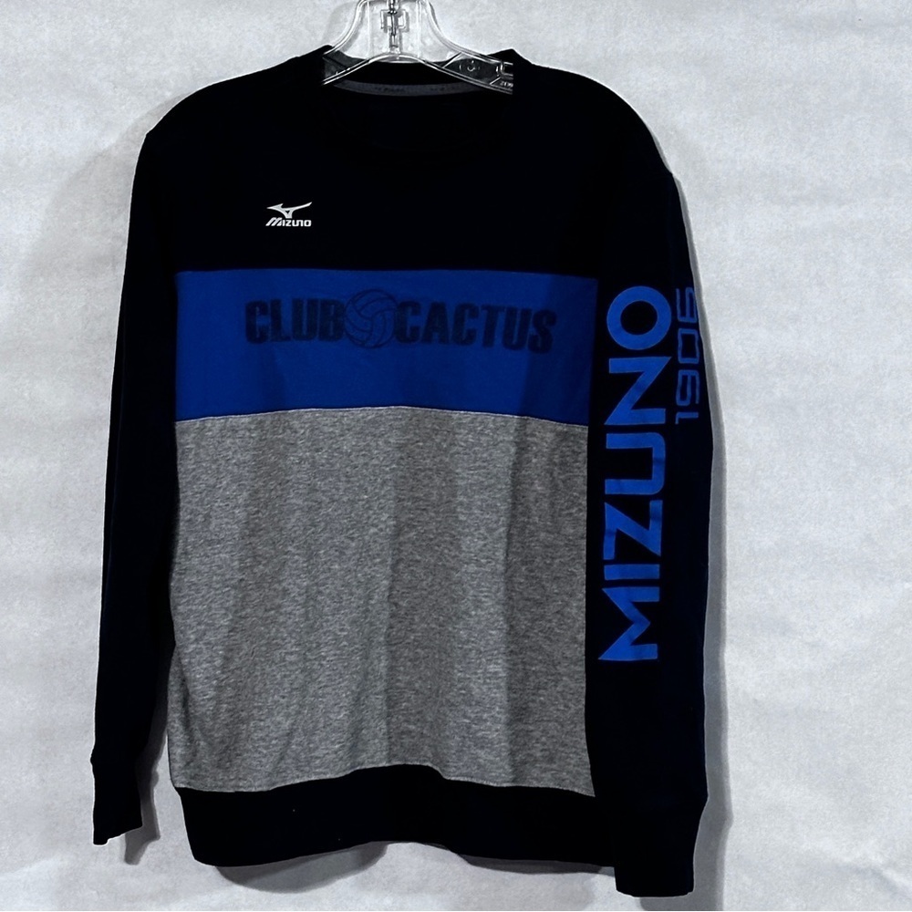 Mizuno Athletic Men's Black And Blue Sweater View 3